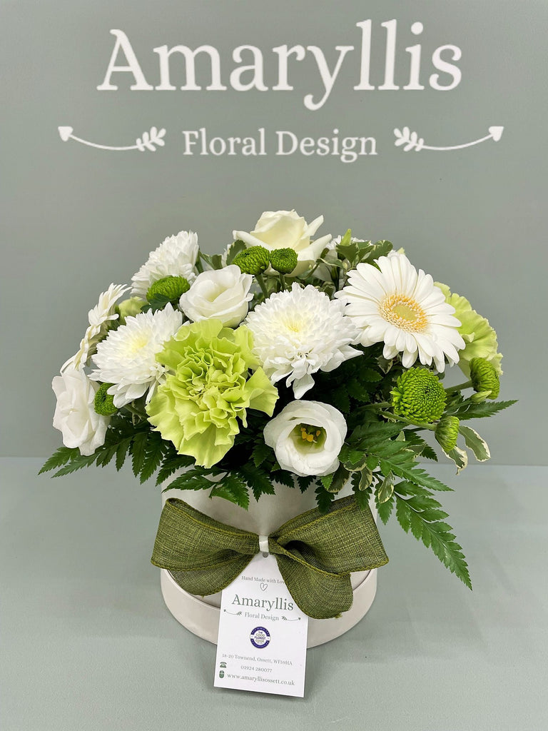 Individually Made Stunning Hat Box Arrangements (Neutrals) -from
