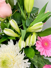 Elegance Flower Arrangement in a Ceramic Pot -(Pastel Colours) - From