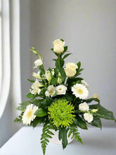 Elegance Flower Arrangement in a Ceramic Pot -(Neutral Colours) - From