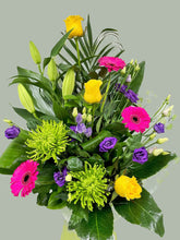 Modern Front Facing Flower Bouquet -(Vibrant Colours) - From