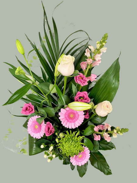 Modern Front Facing Flower Bouquet -(Pastel Colours) - From – Amaryllis Floral Design