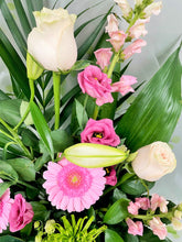 Modern Front Facing Flower Bouquet -(Pastel Colours) - From