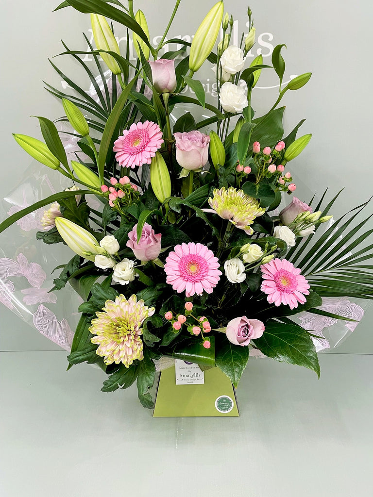 Lily and Pastels Luxury Modern Arrangement From-