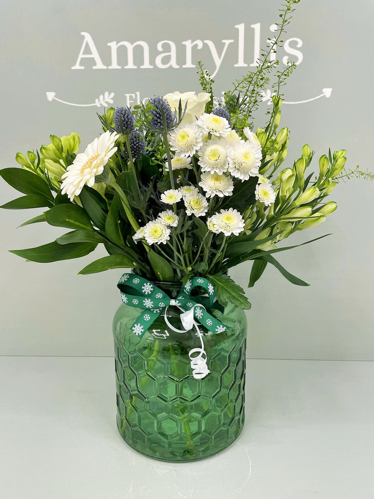 Especially For Christmas Vase Arrangement (Neutrals)- From