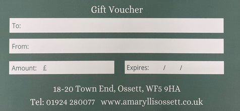 Amaryllis Gift Cards- From