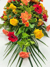 Autumn Double Ended Casket Spray-From