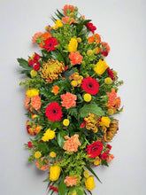 Autumn Double Ended Casket Spray-From