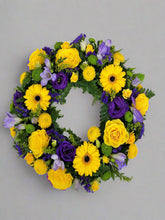 Beautiful Classic Wreath (Yellows & Lavender) - From