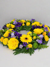 Beautiful Classic Wreath (Yellows & Lavender) - From