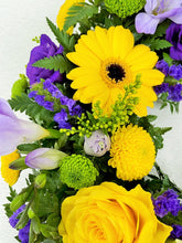 Beautiful Classic Wreath (Yellows & Lavender) - From