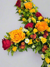 Floral Cross Wreaths (Choice of Colours) -From