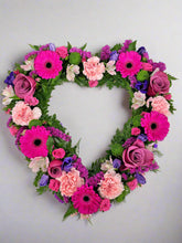 Open Heart Wreaths (Choice of Colours) -From