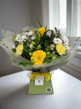 Yellow Spring Tones aqua Bouquet -From