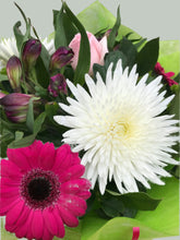 Hand Tied Bouquet (Cerise Tones)-From