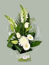 Modern Front Facing Flower Bouquet -(White Tones) - From