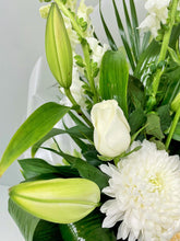 Modern Front Facing Flower Bouquet -(White Tones) - From