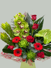 Premium Rose & Orchid Valentine Modern Bouquet