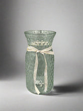 Diamond Cut Glass Vase