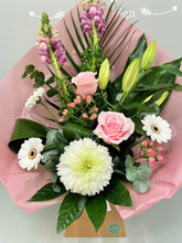 Modern Front Facing Flower Bouquet -(Hint of Pink) - From