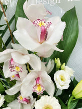 Grand Orchid & Lily Flower Arrangement (Neutral Colours)