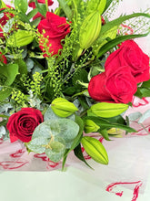 'Pure Romance' Premium Rose & Lilies Aqua Bouquet