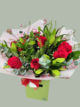 'Pure Romance' Premium Rose & Lilies Aqua Bouquet