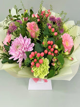 Spring Luxury Blooms Aqua Hand tied Bouquet - From