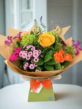 Spring Time Pastels Aqua Hand tied Bouquet - From