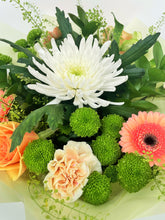 Spring Blooms Aqua Hand tied Bouquet - From