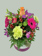 Spring Colours Hatbox Arrangement - From