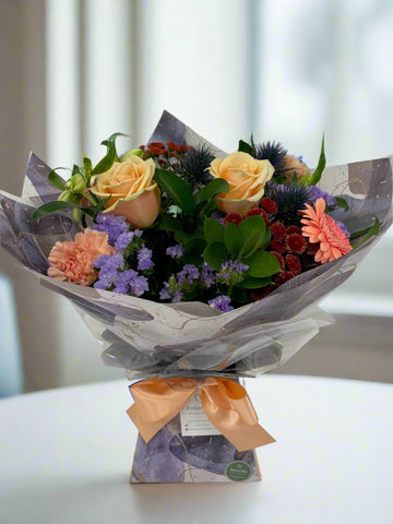 Pretty Lavender Giftbox Bouquet - From