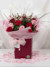 Valentine's Mix Rose Bouquet (12 or 24 Rose option)- From