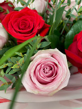 Valentine's Mix Rose Bouquet (12 or 24 Rose option)- From