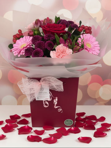 Valentine's  Blooms Bouquet- From