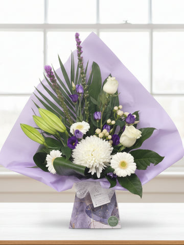 Lavender Dream Modern Arrangement -(Neutral & Lavender)