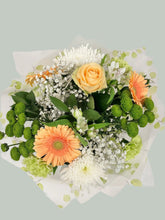 Hand Tied Bouquet (Peach Tones)-From