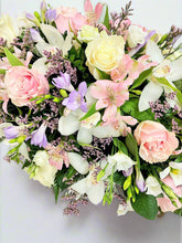 Pastel Colours Double Ended Casket Spray-From