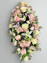 Pastel Colours Double Ended Casket Spray-From