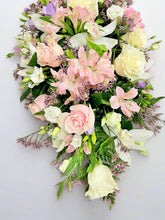 Pastel Colours Double Ended Casket Spray-From