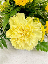 Hand Tied Flower Bouquet in Water -(Yellow Tones) - From