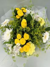 Hand Tied Flower Bouquet in Water -(Yellow Tones) - From