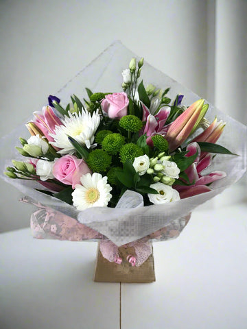 Subscription - Luxury Burst of Pastels and Lilies Bouquet in Water