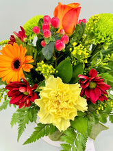 Hat Box Flower Arrangements -(Autumn Colours) -from