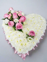 Full Heart with Rose Cluster (Cluster Colour Choice)-From