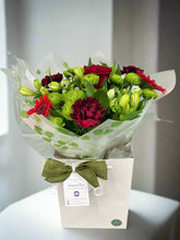 Hand Tied Flower Bouquet in Water -(Red Tones) - From