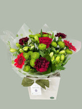 Hand Tied Flower Bouquet in Water -(Red Tones) - From