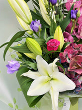 Grand Orchid & Lily Flower Vibrant Arrangement -From