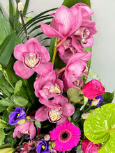 Grand Orchid & Lily Flower Vibrant Arrangement -From