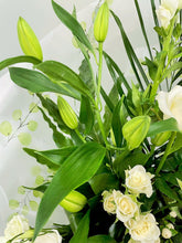 Modern Front Facing Flower Bouquet -(Neutral Colours) - From