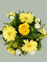 Hat Box Flower Arrangements -(Yellow Tones) -from